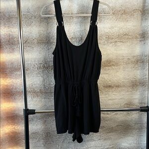 Derek Heart Black Sleeveless Romper